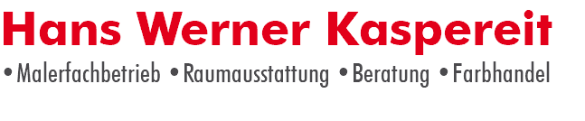 Hans Werner Kaspereit •Malerfachbetrieb •Raumausstattung •Beratung •Farbhandel 
